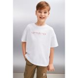 GRIMELANGE JURA Erkek Beyaz T-Shirt