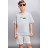 GRIMELANGE LUCIUS Erkek Gri T-Shirt