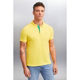 Grimelange Mathew Erkek Sarı Polo Yaka T-Shirt