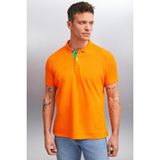 Grimelange Mathew Erkek Turuncu Polo Yaka T-Shirt