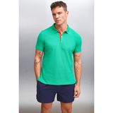 Grimelange Mathew Erkek Yeşil Polo Yaka T-Shirt