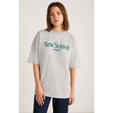 Grimelange Nephele Kadın Önü Yazılı Grimelanj T-Shirt