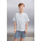 GRIMELANGE OCTAVE Erkek Oversize Gri T-Shirt