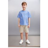 GRIMELANGE OCTAVE Erkek Oversize Mavi T-Shirt