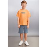 Grimelange Oran Erkek Somon T-Shirt - 7 - 8 Yaş