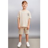 GRIMELANGE Paxton Erkek Bej T-shirt