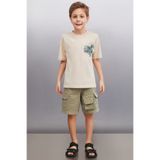 GRIMELANGE PERTH Erkek Bej T-Shirt