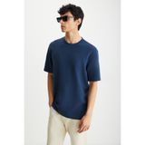 GRIMELANGE Ramadanp003 Erkek Lacivert T-shirt