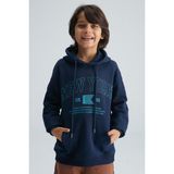 Grimelange Roy Erkek Çocuk Kapüşonlu Sweatshirt - 4 - 5 Yaş - Lacivert