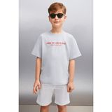 Grimelange SANTO Erkek Gri T-Shirt - 4 - 5 Yaş