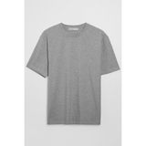 Grimelange Solo Erkek Organik Pamuklu Kalın Dokulu Comfort Fit Bisiklet Yakalı Grimelanj T-Shirt