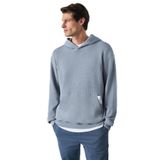 GRIMELANGE SUSTAINY Erkek Oversize Kapüşonlu Uzun Kollu Gri Sweatshirt