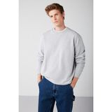 Grimelange Travıs Erkek Organik Kumaşlı Yumuşacık Regular Fit Yuvarlak Yakalı Grimelanj Sweatshirt - 2XL