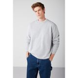 GRIMELANGE Travıs Erkek Organik Kumaşlı Yumuşacık Regular Fit Yuvarlak Yakalı Grimelanj Sweatshirt