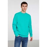 Grimelange Travıs Erkek Yumuşacık Kumaşlı Regular Fit Yuvarlak Yakalı Yeşil Sweatshirt - 2XL
