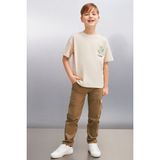 Grimelange VARDON Erkek Bej T-Shirt - 4 - 5 Yaş