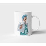 Grimmjow Jaegerjaquez Bleach Anime Tasarım Kupa - Hediyelik Kupa - Baskılı Kupa - 1 Adet - 300 ml