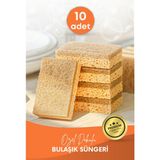 GRİMOR Life 10 Adet Lifli Düz Bulaşık Süngeri – Özel Dokulu Dayanıklı Pinterest Mutfak Temizlik Süngeri Seti
