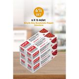 Grimor Life 6 Adet 15’li Buzdolabı Poşeti Büyük Boy – Dayanıklı Gıda Saklama Torbası –30x45cm