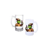 Grinch Kulplu Bira Bardağı Buzlu veya Şeffaf Seçenekli 083