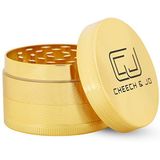 GRINDER Parçalayıcı Metal baharat öğütücü herb spice 4 katmanlı 40MM / 50MM / 63MM (GUMUS GRI, 63MM)
