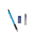 Grip 1347 Uçlu Kalem Açık Mavi 0.7 Mm + Uç + Sınav Silgisi