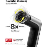 Grip Akülü Elektrikli Spin Scrubber, Ipx7 Su Geçirmez, Hafif 0,3 kg ve 6 Fırça Başlığı, Banyo, Mutfak, Fayans, Duş Için Güçlü Temizleme Temizleyici