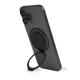 Gripfit Premium Serisi 360 Manyetik Telefon Tutucu Ve Standlı Kevlar Karbon Ve Alüminyum Yüzük Black