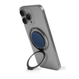 Gripfit Premium Serisi 360 Manyetik Telefon Tutucu Ve Standlı Kevlar Karbon Ve Alüminyum Yüzük Blue
