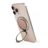 Gripfit Premium Serisi 360 Manyetik Telefon Tutucu Ve Standlı Kevlar Karbon Ve Alüminyum Yüzük Pink