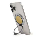 Gripfit Premium Serisi 360 Manyetik Telefon Tutucu Ve Standlı Kevlar Karbon Ve Alüminyum Yüzük Yellow
