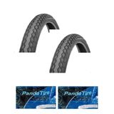 Grl 28 Jant 28X1.40 1 Mm Zırhlı Reflektörlü 7041 Bisiklet Dış Lastiği X 2 Adet+Panda İç Lastik Seti