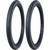 Grl 28 Jant 28X1.5/8X1.1/4 (700X32C) (32-622)UYUMLU 3 mm Zırhlı 5101 Bisiklet Dış Lastiği x 2 Adet