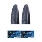 Grl 28 Jant 28X1.75 3 Mm Zırh Reflektörlü 5101 Bisiklet Dış Lastiği X 2 Adet + Panda İç Lastik Seti