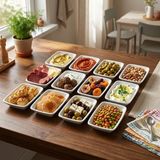 GRM Melamin 15X10 cm Kahvaltı Çerezlik Mezelik 12 Adet