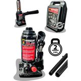 Grmpro 2 Ton Kapasiteli Şişe Kriko Çanta Tipi Kriko 2 Ton Şişe Kriko - 0,5