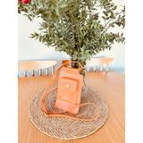 Groderi Vegan Deri Çapraz Telefon Çantası – Unisex Crossbody Phone Bag – Ayarlanabilir Askılı, El Işçiliği - ~110x170mm - Turuncu
