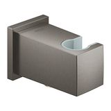 Grohe 1/2 çıkış açısı, sabit duvar askısı, telefon, Euphoria Cube, 8,8 x 5,2 x 8,8 cm, fırçalanmış grafit (referans: 26370AL0)