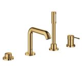 Grohe 19578GL1 Essence Dört Delikli Altın Küvet Bataryası