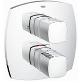 Grohe 19948000 Grandera Termostatik Yön Değiştiricili Krom Duş Bataryası