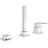 Grohe 19966000 Eurocube 3 Delikli Küvet Bataryası