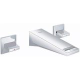 Grohe 20346000 Allure Brilliant Duvardan Ankastre Çift Kumandalı Lavabo Bataryası