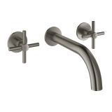 Grohe 20661AL0 Atrio 3 Delikli Duvardan M Boyut Lavabo Bataryası