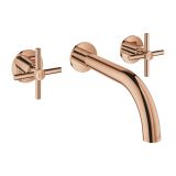 Grohe 20661DA0 Atrio 3 Delikli Duvardan M Boyut Lavabo Bataryası