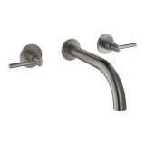 Grohe 20662AL0 Atrio 3 Delikli Duvardan Lavabo Bataryası