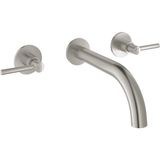 Grohe 20662DC0 Atrio 3 Delikli Duvardan Ankastre Lavabo Bataryası(Sıva Üstü Grubu), M Boyut