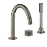 Grohe 25226AL0 Atrio Private Collection Antrasit 5 Delikli Küvet Bataryası