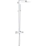 Grohe 26087000 Euphoria Cube Duvara Monte Termostatik Duş Bataryalı Duş Sistemi