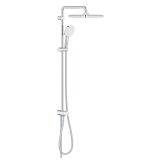 Grohe 26694001 Tempesta Cosmopolitan System 250 Cube Duvar Bağlantılı Divertörlü Duş Sistemi