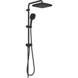 Grohe 269772431 Tempesta System 250 Cube Duvar Bağlantılı Divertörlü Mat Siyah Duş Sistemi